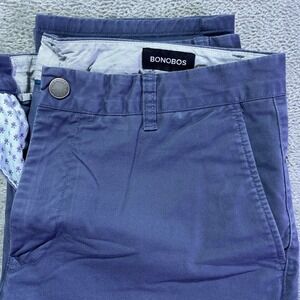 Bonobos Men's Slim Fit Navy Blue Chino Pants Size 35x30 Casual‎ Everyday